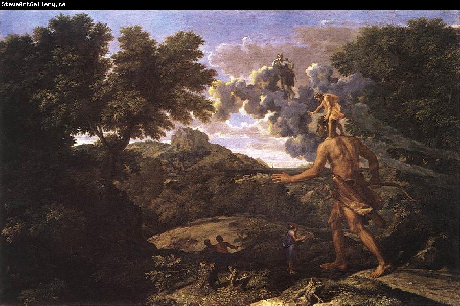 Nicolas Poussin Landscape with Diana and Orion